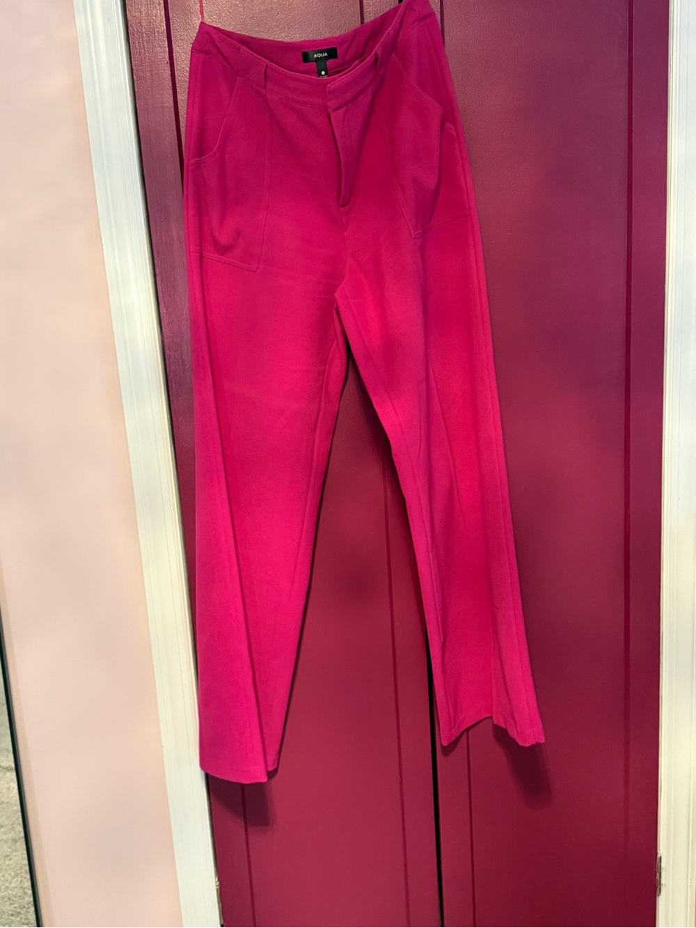 Aqua high rise wide leg pant
